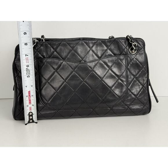 Chanel Timeless Tote Bag Black Leather - Picture 12 of 16